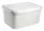 Корзина с крышкой ротанг Ucsan Рlastik M-068-Cream 27 л кремовая