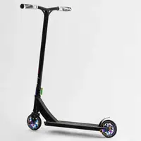 Самокат трюковий Best Scooter "Freestyle Pro" HIC-система, пеги, алюмінієвий диск та дека, колеса PU. Black (115640)
