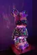 Светодиодный Медведь 3D Фейерверк Ночник Разноцветный Bearbrick