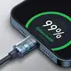 Кабель Baseus Crystal Shine USB-C to Lightning 1.2m 20W, Black (CAJY000201)