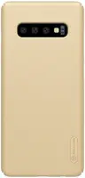 Чехол-накладка Nillkin Super Frosted Shield Samsung Galaxy S10 G973 Gold