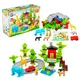 Детский конструктор Technok Toys 19 Зоопарк экзотические животные траса машинка 160 элементов. Multicolor (176583)