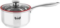 Ківш із кришкою Krauff Smart Сhef 26-238-067 12 см 0.7 л сріблястий