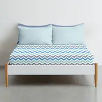 Простирадло на резинці 180х200 GREY ZIGZAG CS1