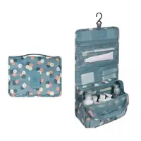Дорожный органайзер Monopoly toiletry pouch. Голубой в цветочки