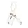 Переходник HOCO Crystal Type-C ethernet adapter UA41B |0.145m, 100Mbps|