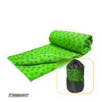 Полотенце для йоги EasyFit Yoga Mat Towel из микрофибры  (Зеленое)