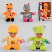 Пупс мягкотелый 023 R/F/L/D 36 4 вида, издает
звуки, аксессуары, коробке