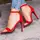 Женские босоножки Fashion Adagio 2965 40 размер 25,5 см Красный