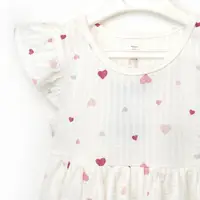 Платье для девочки Hearts интерлок жатка