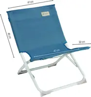 Стул раскладной Outwell Sauntons Ocean Blue (470401)