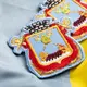Шеврон на липучке Герб Николаева Николаев 6х6 см вышитый патч нашивка