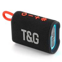 Колонка портативная Bluetooth T&G TG396 black черная