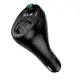 Адаптер автомобильный HOCO Star cigarette lighter car BT FM transmitter E88 |1USB/2Type-C/DC 120W, 35W/3A, PD/QC|