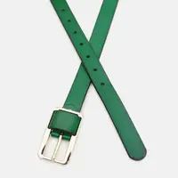 Жіночий ремінь шкіряний Borsa Leather CV18011g-green