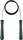 Скакалка скоростная Nike INTENSITY SPEED ROPE черный, серый NS