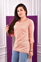 Кофта женская персиковая код П243