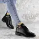 Ботинки женские Fashion Iceberg 1397 40 размер 25 см Черный