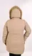 Куртка женская зимняя бежевая П1083 XXXL