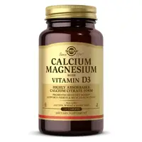 Витамины и минералы Solgar Calcium Magnesium with Vitamin D3, 150 таблеток