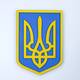 Герб Украины (Тризуб) на стену цветной 27.5*19.5 см 20 Гранд Презент 20