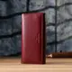 Элегантный кошелек у два сложения из натуральной кожи ST Leather 23065 Бордовый