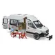 Автомодель Bruder Автомобиль MB Sprinter для кемпинга с фигуркой 1:16 (02672)