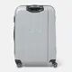 Чемодан средний 4 колеса Ricco Grande T1ABS550silver-L