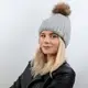 Шапка Andrea 17012 светло-серый