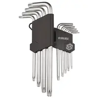 Ключи TORX 9шт T10-T50мм CrV (средние с отверстием) SIGMA (4022221)