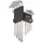 Ключі TORX 9шт T10-T50мм CrV (середні з отвором) SIGMA (4022221)
