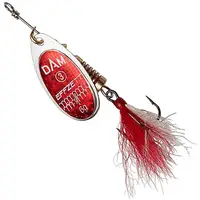 Блешня-вертушка DAM Effzett Standart з борідкою 10гр reflex red