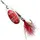Блешня-вертушка DAM Effzett Standart з борідкою 10гр reflex red