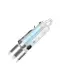 Фонарик Watton WT-619 аккумуляторный ручной c клипсой и карабином