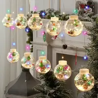 Світлодіодна гірлянда Lesko Y004 Christmas Tree 3.5 м Кольоровий світ новорічна на вікна