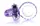 Эрекционное вибро кольцо BOSS Rabbit Vibro Cock Ring Purple