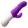 Вибратор с клиторальным стимулятором Purple Sparrow 12 режимов вибрации и скорости фиолетовый