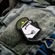 Шеврон на липучке Флорк солдат ВСУ с чашкой 5,5х8 см вышитый патч нашивка