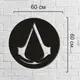 Настенный декор из дерева на тему компьютерной игры «Аssassin's Сreed»