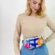 Сумка-бананка Bumbag унисекс на пояс и через плечо Чудо цветы 27x16 см