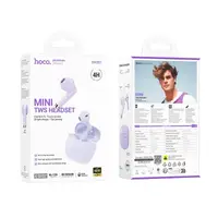 Наушники HOCO Graceful true wireless BT headset EW201 |BT5.4, 30/320mAh, 4h|