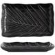 Блюдо для подачи Limited Edition Leaf Black B010786 24.5х17 см черное