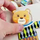 Развивающая детская деревянная игрушка Пазл головоломка из дерева Развивающий набор с мишками