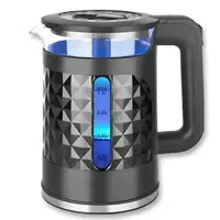 Электрочайник стеклянный Edenberg EB-83559 2.3л 1500Вт Black
