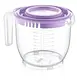 Миска для смешивания с шкалой и крышкой Dunya Plastik 10200 2,2 л