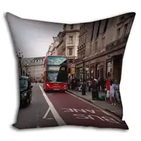 Подушка c принтом габардиновая London 40x40 (4P_PW099)