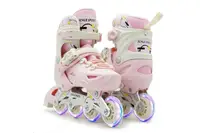 Ролики Scale Sports, розмір 29-33, устілка 18-20.5 см, підшипники ABEC-7, PU колеса. Pink (2011782854)
