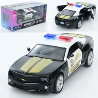 Машинка полицейская инертная Auto Mir Chevrolet Camaro AS-3127 12 см
