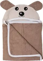 Полотенце детское с капюшоном и ушками Bubaba by FreeON PUPPY Brown 110х75 см