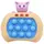 Электронная приставка Pop It консоль Quick Push Puzzle Game Fast 01-06-05(Beige) антистресс